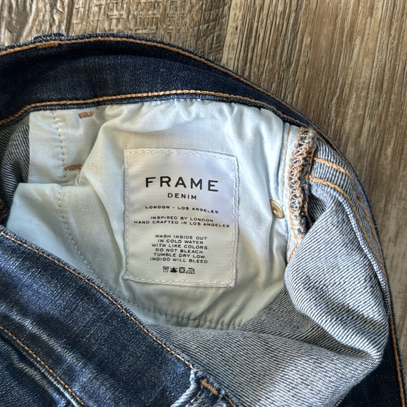 FRAME DENIM LONDON-LOS ANGELES LE SKINNY DE JEANNE, SIZE 24 - Picture 10 of 13